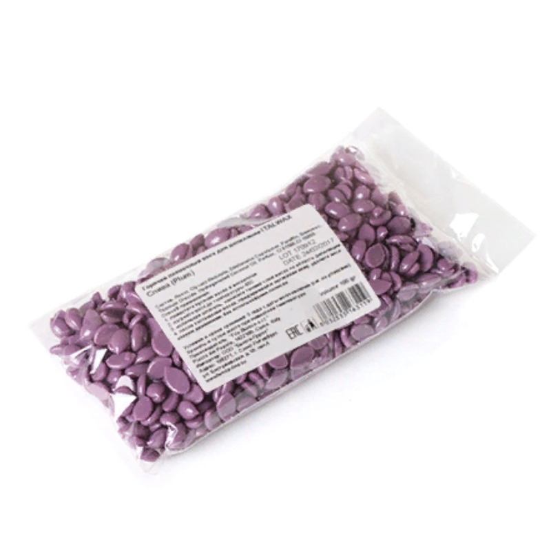 Italwax Воск горячий пленочный Слива гранулы, 100 г