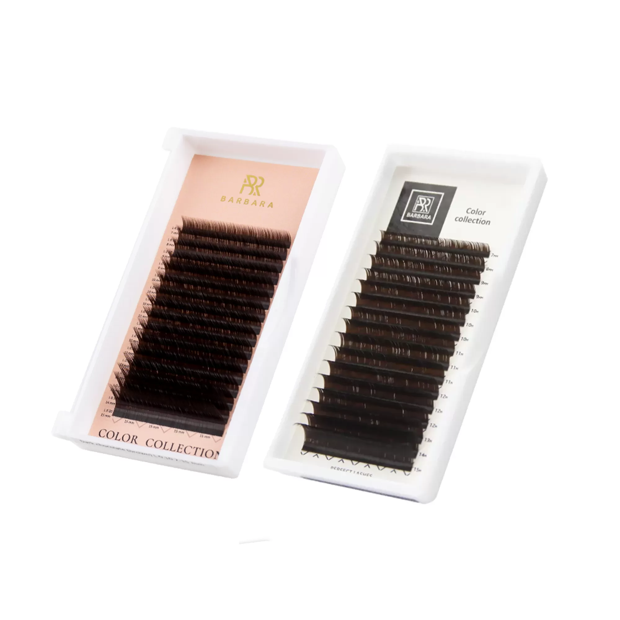 Barbara Ресницы темно-коричневые Горький шоколад - 16 линий