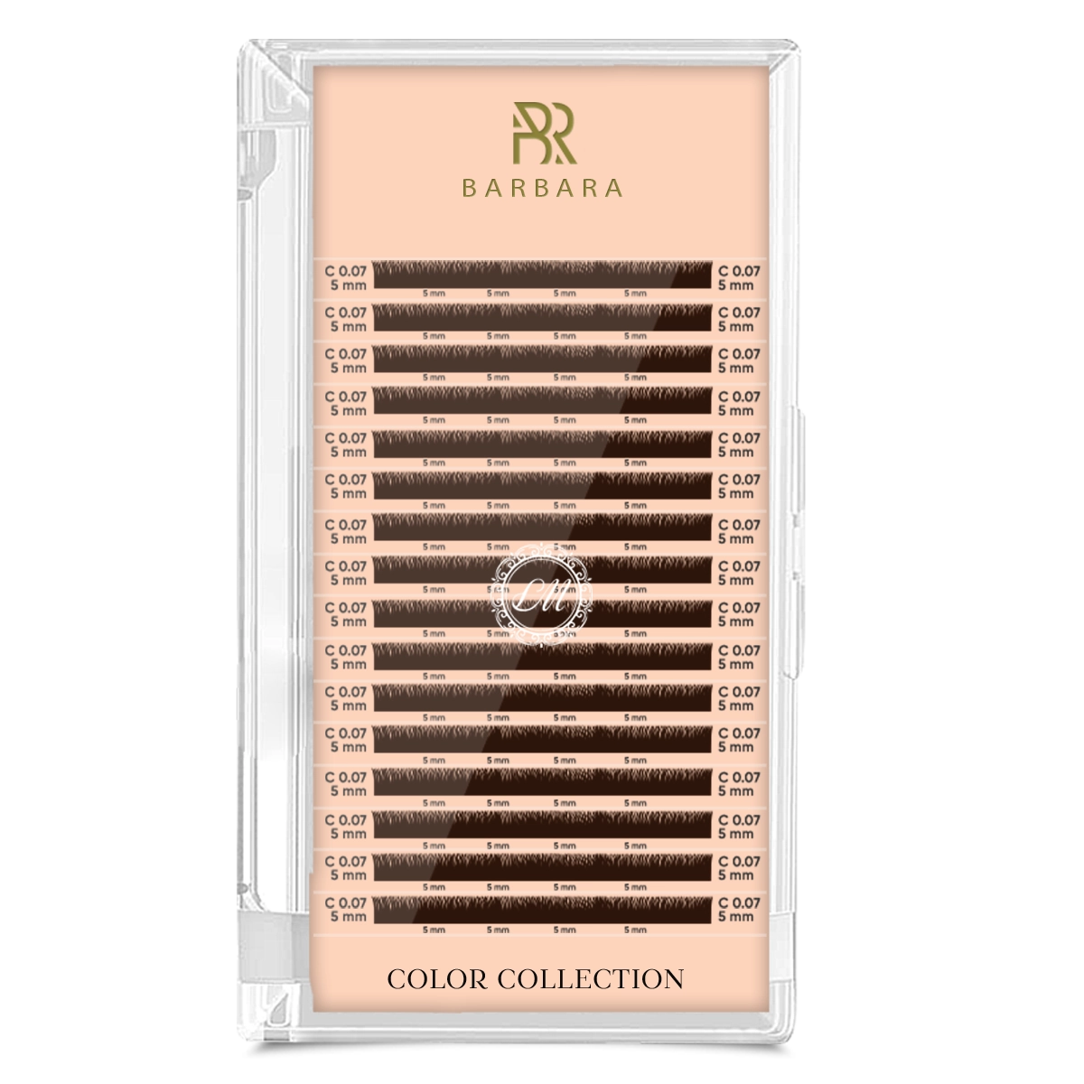 Barbara Ресницы темно-коричневые Горький шоколад - 16 линий