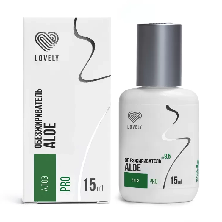 Lovely Обезжириватель с ароматом алоэ, 15 мл