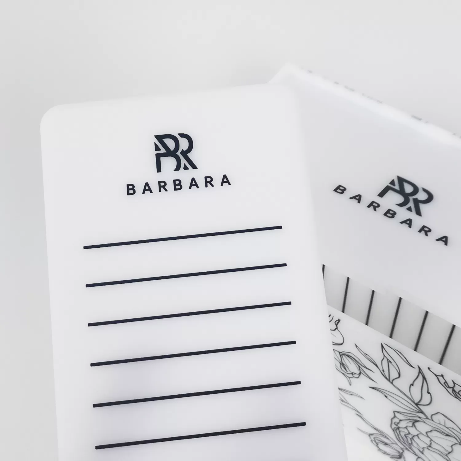 Barbara Лэшбокс белый 5 планшетов Пион