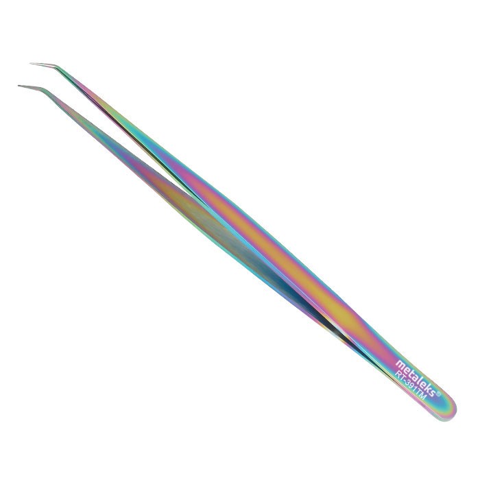 Metaleks Пинцет Радужное сияние - Тип L mini (RT-391TM)