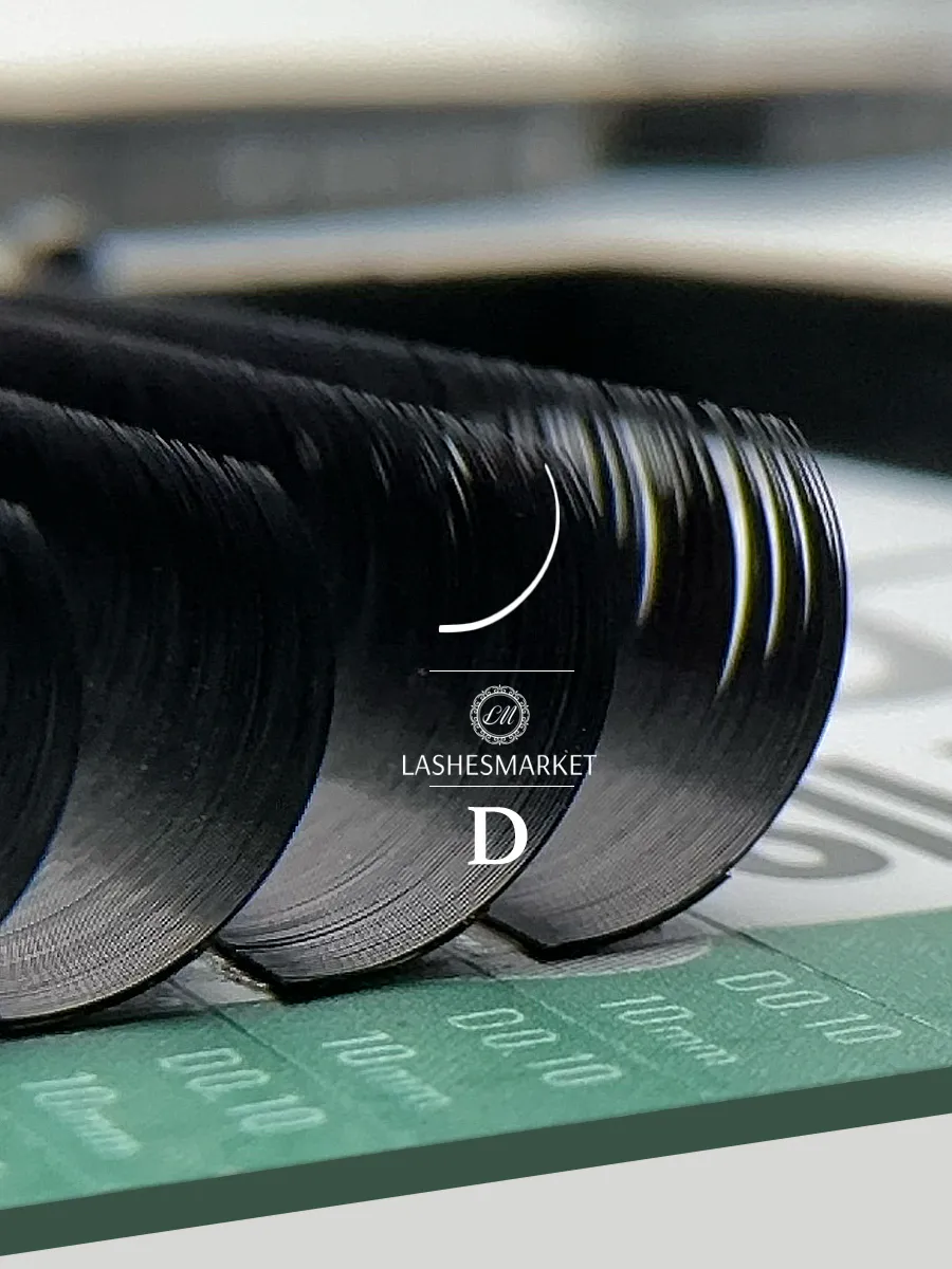 Lovely Ресницы черные MINI - 6 линий