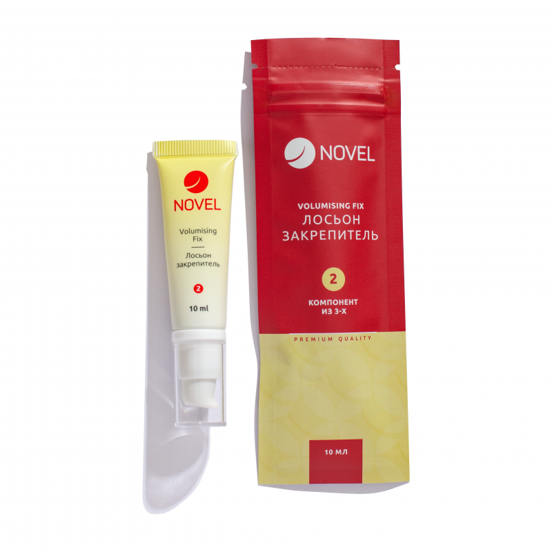 Novel Состав №2 Объемный закрепитель для ламинирования ресниц и бровей, 10мл