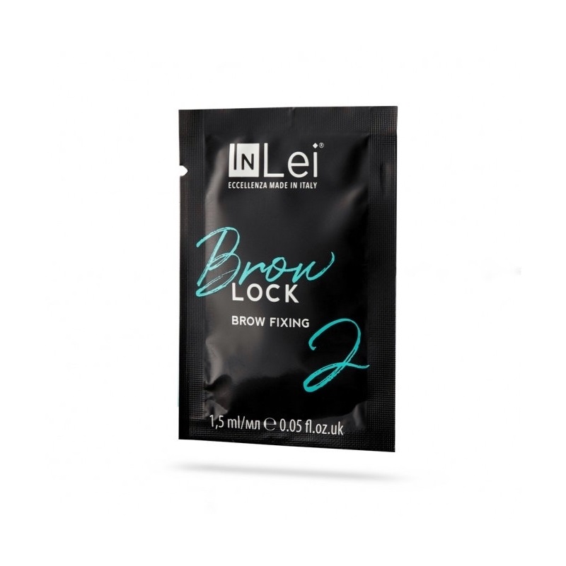 InLei Состав фиксирующий для ламинирования бровей Brow Lock 2, в саше 1,5 мл