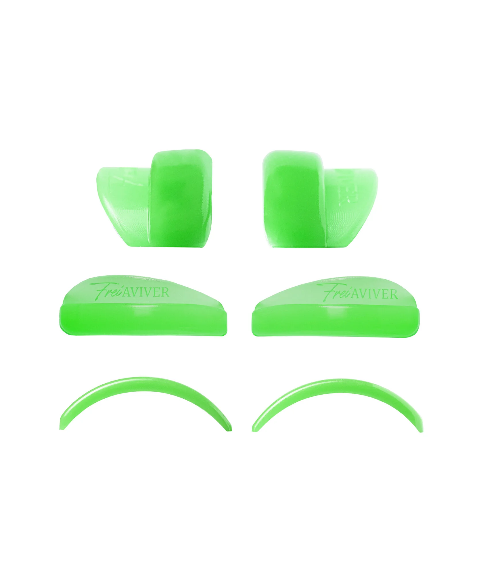 FreiAVIVER Валики для ресниц, 1 пара М, Зелёный