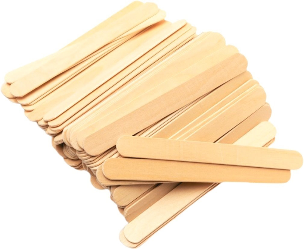 Чистовье Шпатель деревянный, 50 шт в упаковке