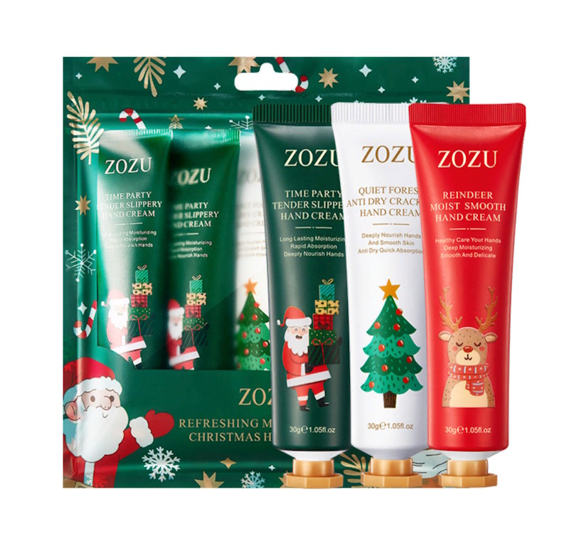 Zozu Подарочный Набор новогодних кремов для рук Christmas Hand Cream, 5 шт