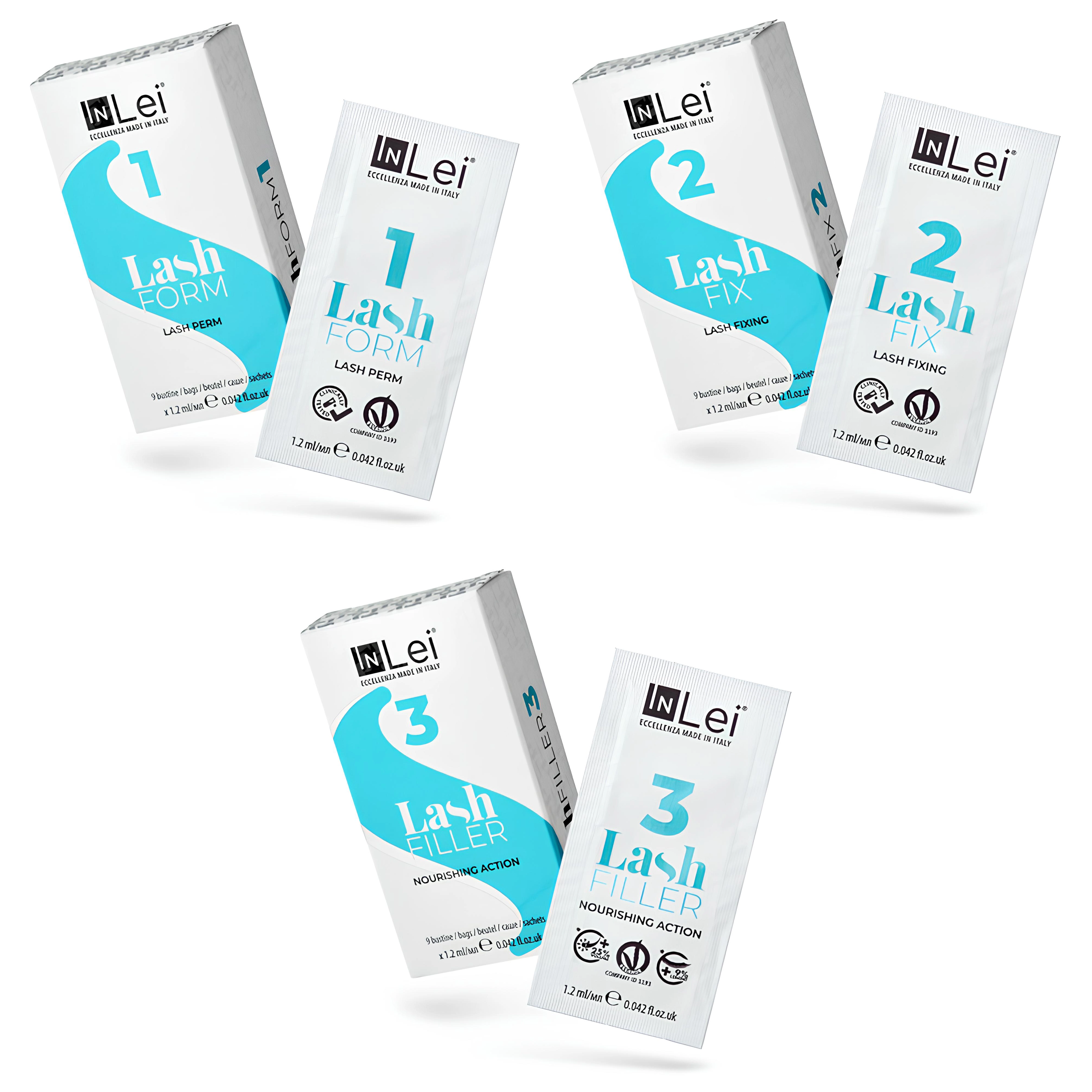 InLei Состав перманентный для ресниц Lash Form 1. Объем: 1,2 мл