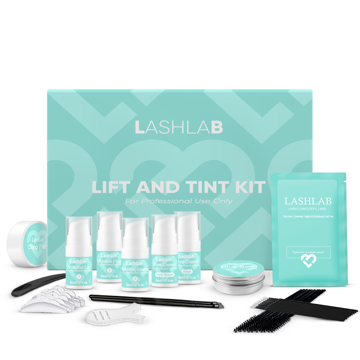 Lashlab набор для ламинирования бровей и ресниц
