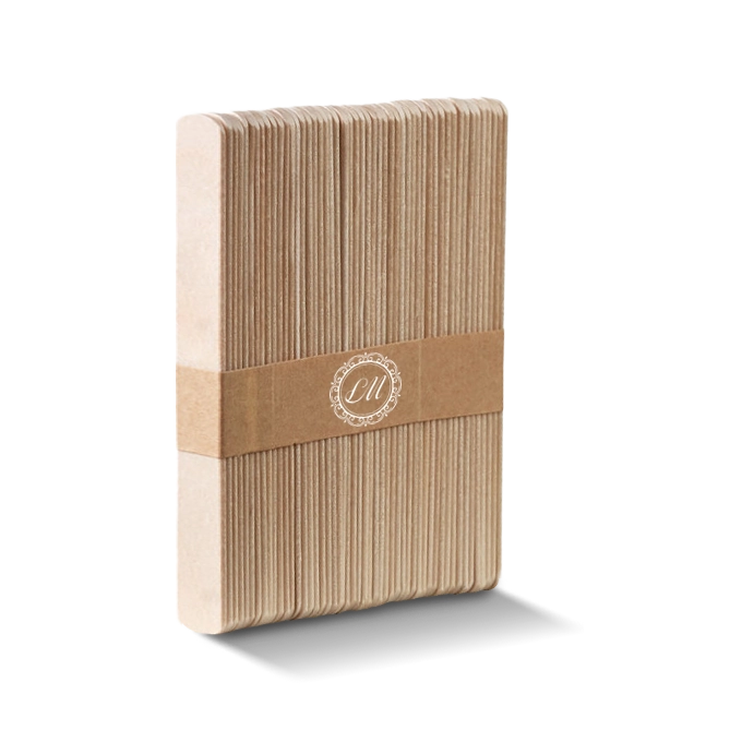 Шпатель двойной шлифовки для шугаринга и лазерной терапии, 100шт