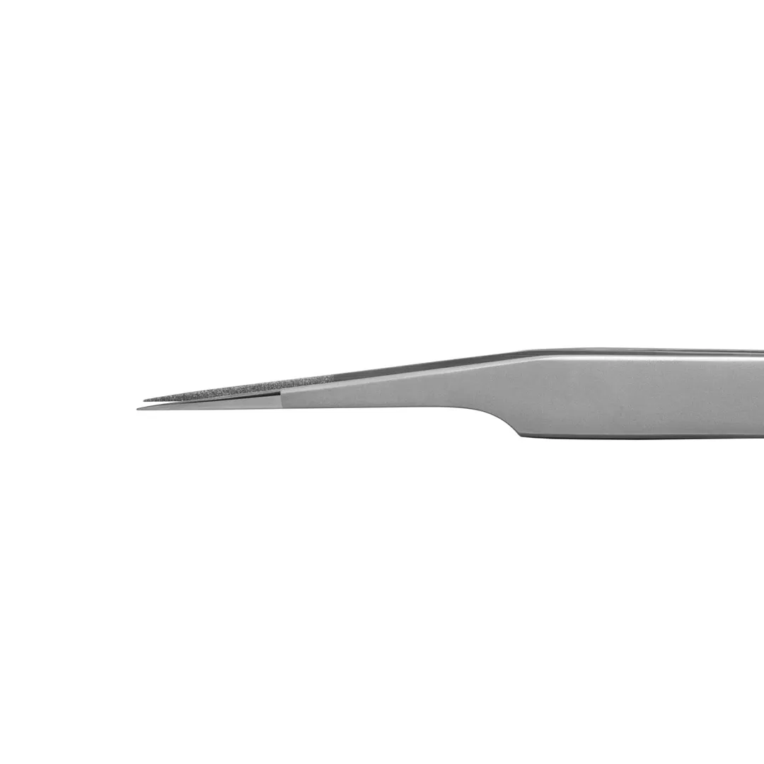 Пинцет для наращивания ресниц Lovely, серия Diamond, тип Прямой с изгибом