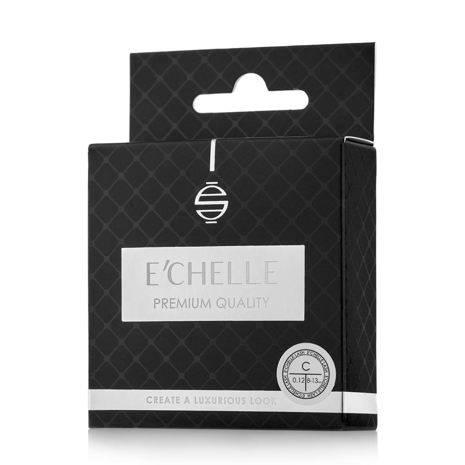 E'chelle Ресницы BLACK MINI черные - 6 линий, MIX