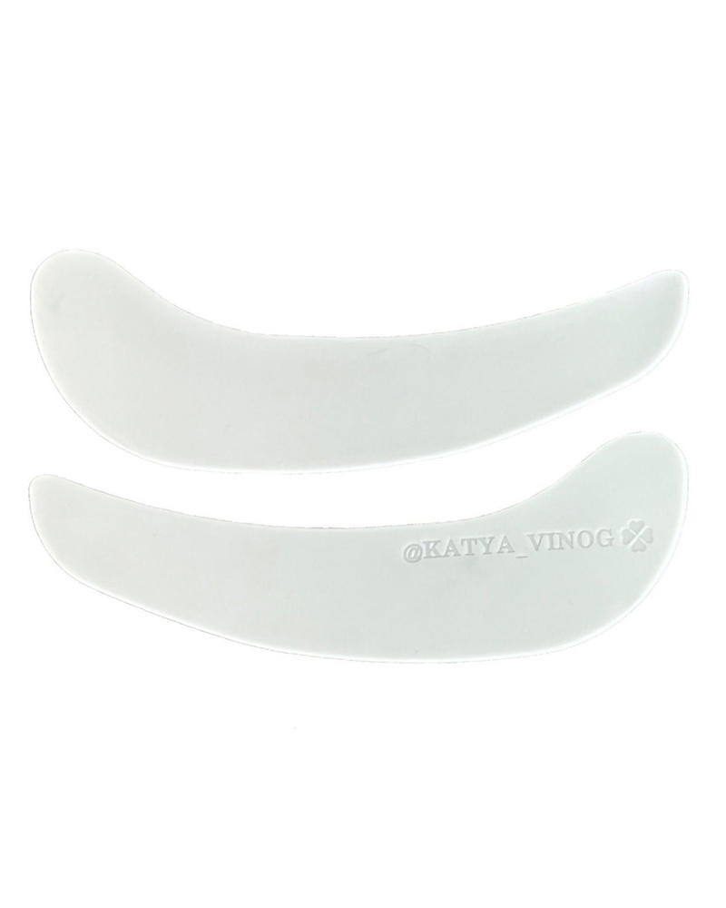 KATYA VINOG Многоразовые патчи Кати Виноградовой 1 пара с клевером Белый