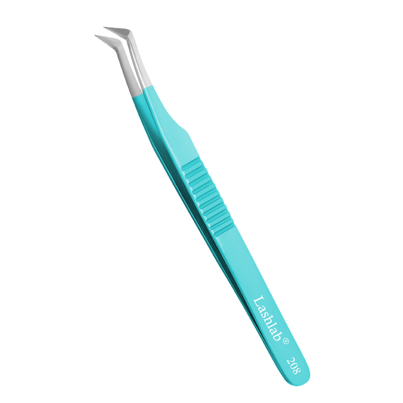 Lashlab пинцет для наращивания ресниц Топорик №208