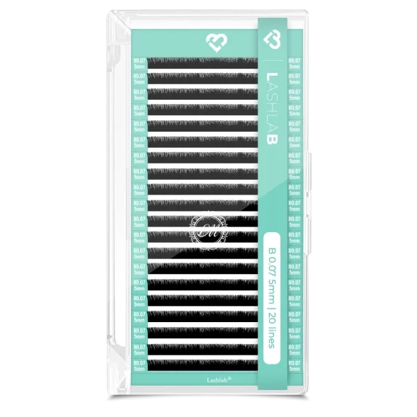 LashLab Ресницы черные - 20 линий, MIX