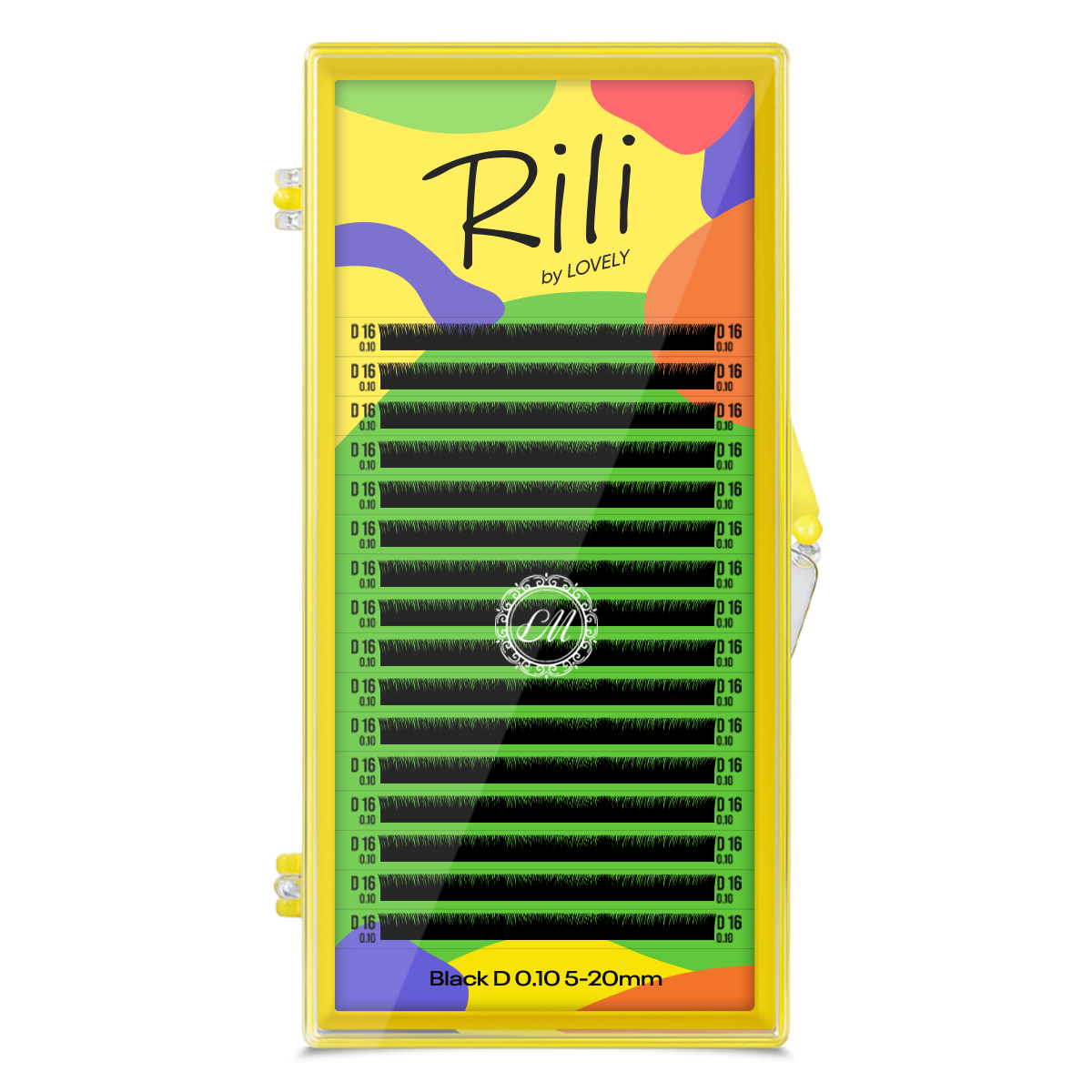 Rili Ресницы черные - 16 линий