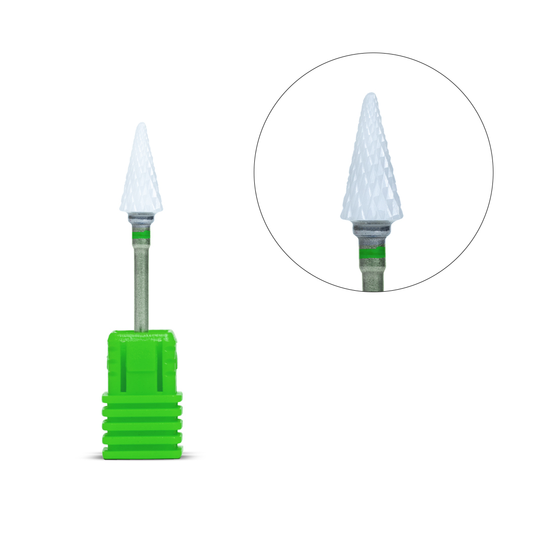 Фреза Керамическая "конус (зонт)" (Зеленый)