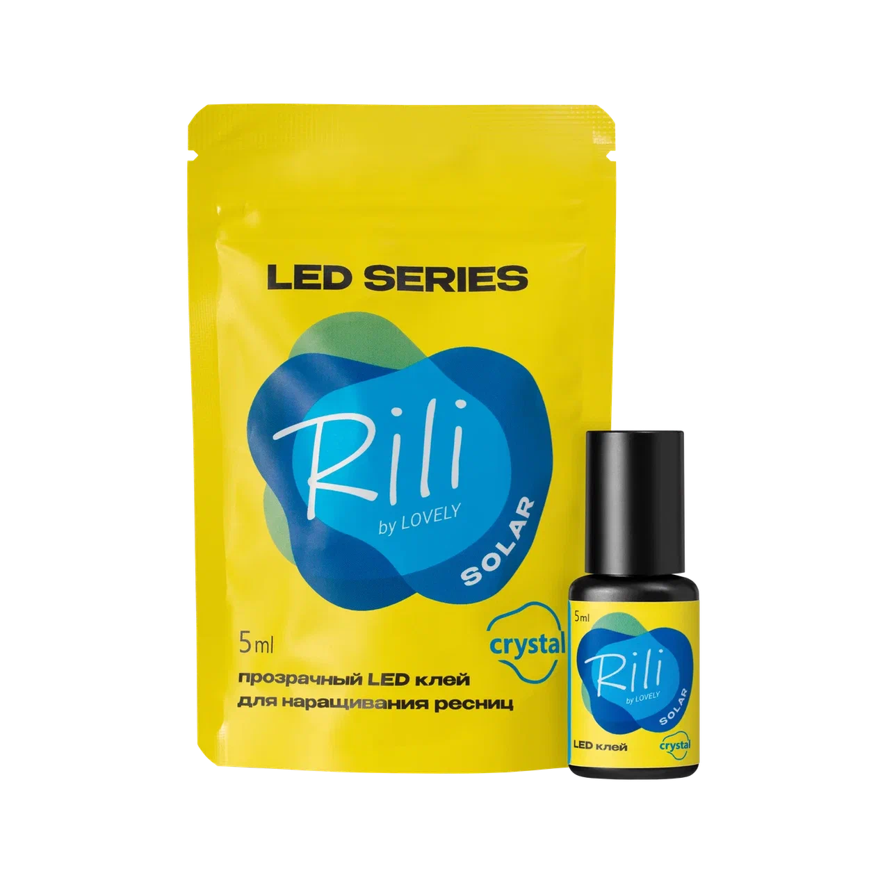 Клей Rili LED SOLAR прозрачный, 5мл