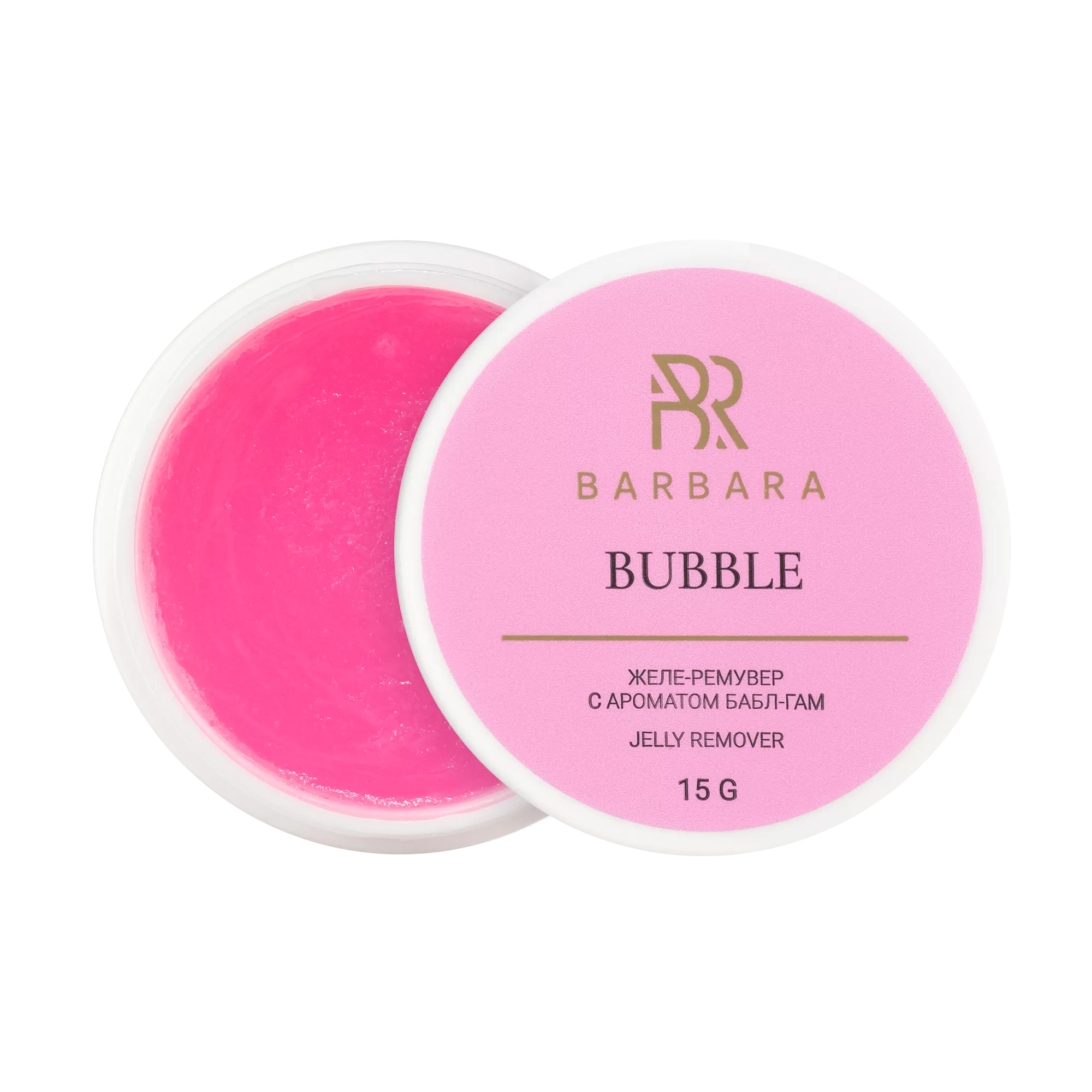 Barbara Желе-ремувер BUBBLE для снятия ресниц, 15 г