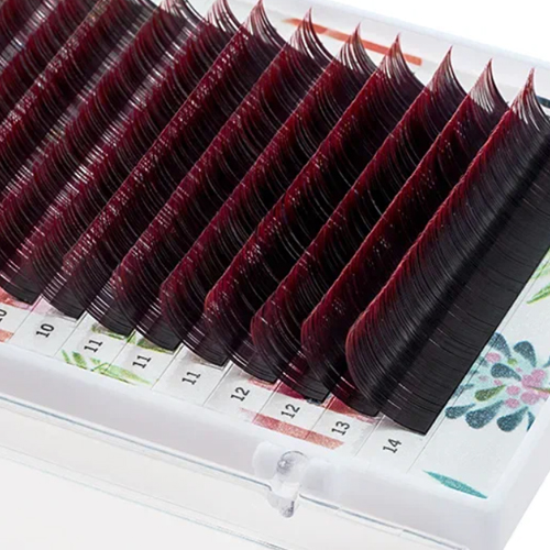 Lash&Go Ресницы Омбре Красные 6 линий, MIX