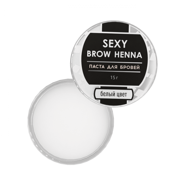 Innovator Cosmetics Паста для бровей Sexy Brow Henna (белый цвет), 15 г