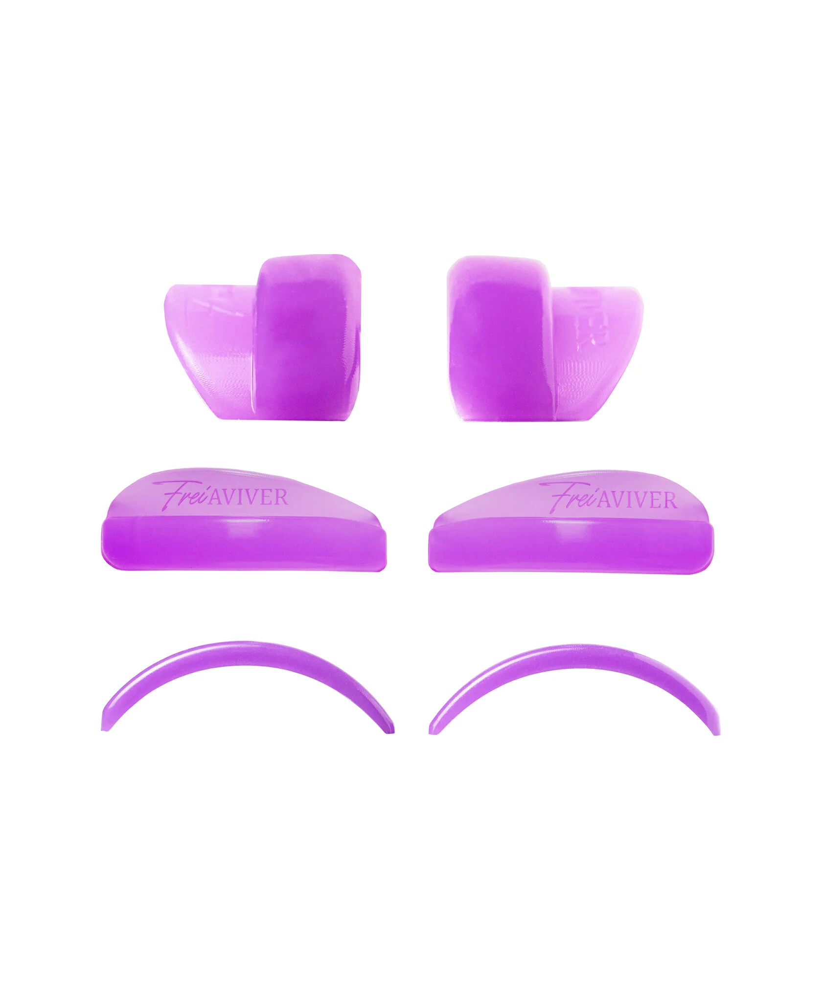 FreiAVIVER Валики для ресниц, 1 пара M, Фиолетовый