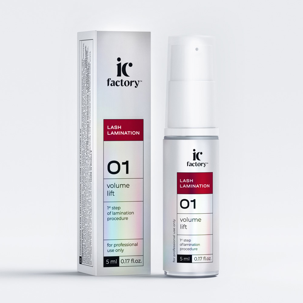 IC Factory Состав №1 для ламинирования ресниц VOLUME LIFT, 5 мл
