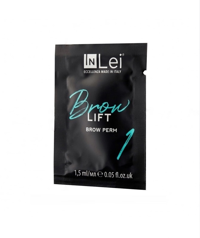 InLei Состав перманентный для ламинирования бровей Brow Lift 1, в саше 1,5 мл