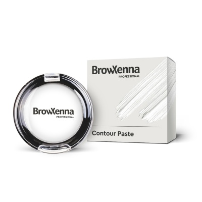 BrowXenna Паста контурная белая, 10 гр