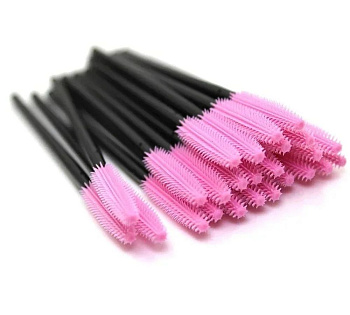 Щеточки для ресниц силиконовые (упаковка 50 шт)