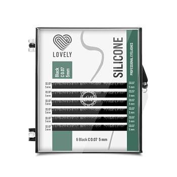 Lovely Ресницы черные MINI - 6 линий