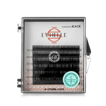 E'chelle Ресницы BLACK MINI черные - 6 линий, MIX