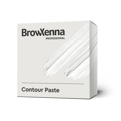 BrowXenna Паста контурная белая, 10 гр