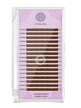 Enigma Ресницы Мокка - 16 линий, MIX