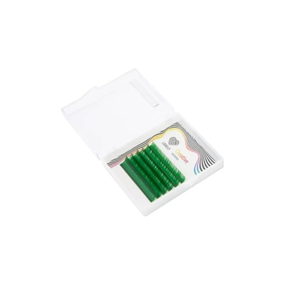 Lovely Ресницы зеленые (green) MINI - 6 линий, MIX