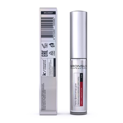 Bronsun Гель-фиксатор для ламинирования ресниц INSTANT FIXING GEL, 5 мл