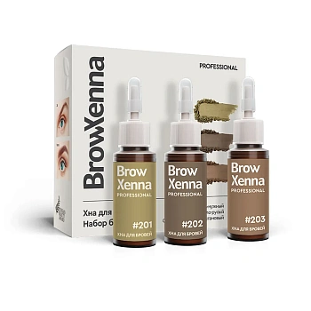 BrowXenna Набор Блонд хна для бровей