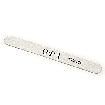 OPI Пилка для ногтей ПРЯМАЯ Тонкая 100/180 (17см) (50шт/уп)