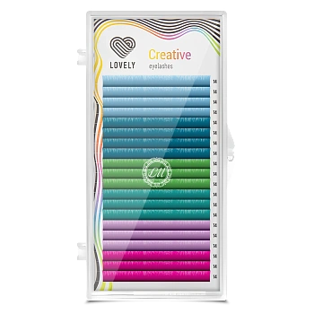 Lovely Ресницы палитра Пастель - 20 линий