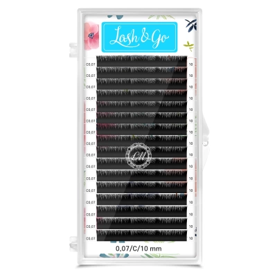 Ресницы Lash&Go C 0.07 10 мм, 16 линий черные