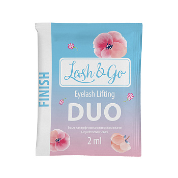 Lash&Go Состав для ламинирования DUO Finish в саше, 2 мл
