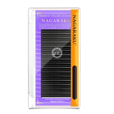 Nagaraku Ресницы черные - 16 линий
